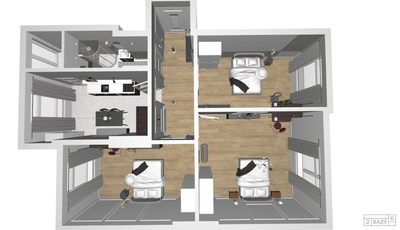 Morska Apartament Gdynia Bagian luar foto